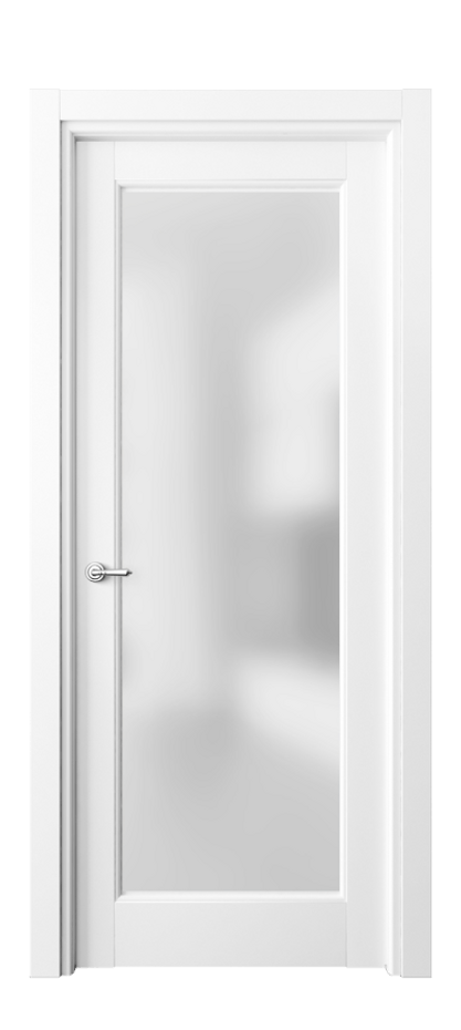 Межкомнатная дверь Toscana Litera 6300 Бук белоснежный Сатинированное стекло Цена 14469640 so'm | Volhovec
