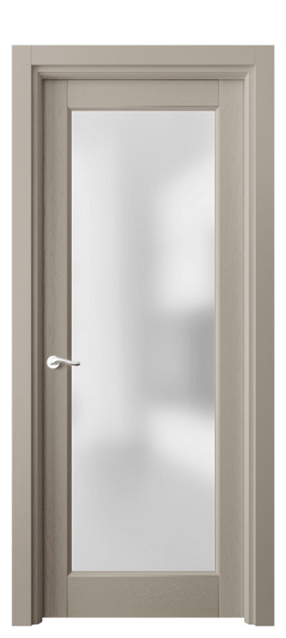 Межкомнатная дверь Lignum 0700 Дуб бисквитный Сатинированное стекло Цена 123199 ₽ | Volhovec