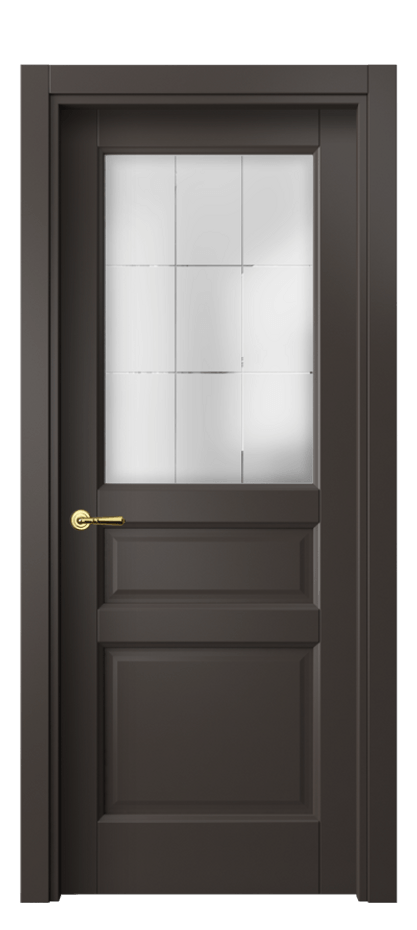 Дверь межкомнатная Galant 1432 Матовый антрацит Сатинированное стекло с гравировкой "Лофт", 4 мм Гладкий наличник МАН Цена 40159 ₽ Наличники уже входят в базовый комплект. Фабрика дверей Волховец 8 (800) 551 43 19 Межкомнатная дверь Galant 1432 Матовый антрацит Сатинированное стекло с гравировкой "Лофт", 4 мм Цена 40159 ₽ | Volhovec