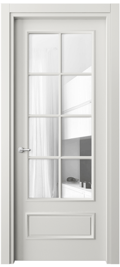 Дверь межкомнатная Paris 8112 Матовый серый Прозрачное стекло Гладкий наличник МСР Цена 76999 ₽ Наличники уже входят в базовый комплект. Фабрика дверей Волховец 8 (800) 551 43 19 Межкомнатная дверь Paris 8112 Матовый серый Прозрачное стекло Цена 76999 ₽| Volhovec