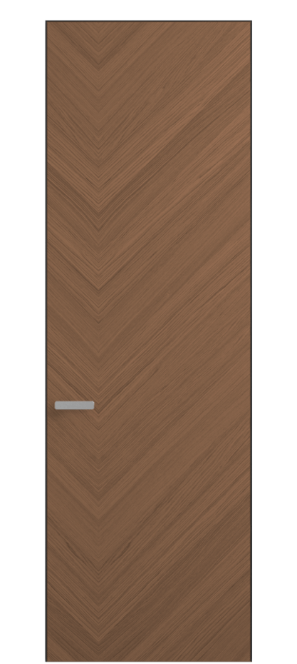 Дверь межкомнатная Rift АКП 0201 Дуб серый матовый рифт  Скрытый короб Черный Цена 83089 ₽ Наличники уже входят в базовый комплект. Фабрика дверей Волховец 8 (800) 551 43 19 Межкомнатная дверь Rift АКП 0201 Дуб серый матовый рифт  Цена 83089 ₽ | Volhovec