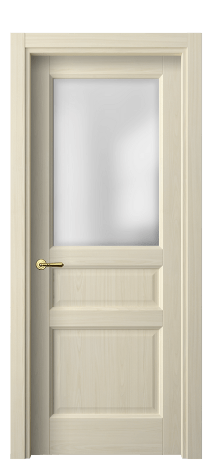 Межкомнатная дверь Галант 1432 Молочный ясень Сатинированное стекло Цена 30374 ₽ | Volhovec