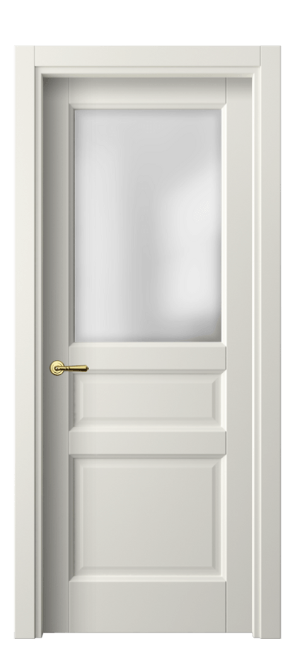 Межкомнатная дверь Галант 1432 Матовый жемчужный Сатинированное стекло Цена 43274 ₽ | Volhovec
