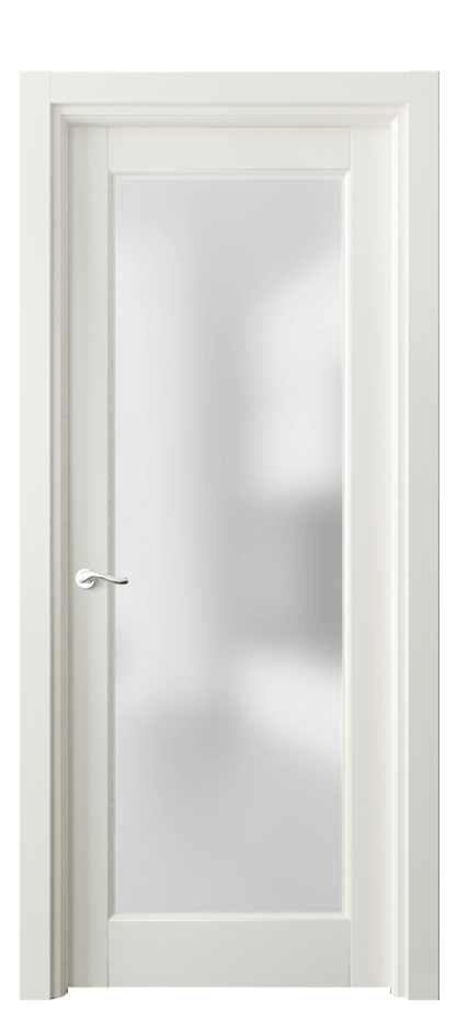 Межкомнатная дверь Lignum 0700 Бук жемчуг Сатинированное стекло Цена 14908120 so'm | Volhovec