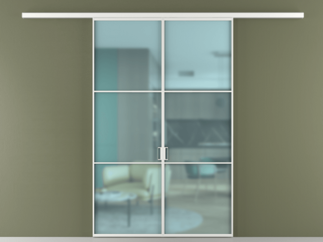 Перегородка Formato вдоль стены двустворчатая #VENDORCODE# #FURNISH# #GLASS# Цена #PRICE# #CURRENCY# | Volhovec