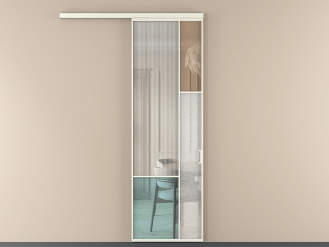 Перегородка Mosaic вдоль стены одностворчатая #VENDORCODE# #FURNISH# #GLASS# Цена #PRICE# #CURRENCY# | Volhovec