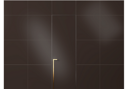 Панели для отделки стен Стеновая панель в эмали Матовый антрацит. Цвет Матовый антрацит. Материал Гладкая эмаль. Коллекция Эмаль. Картинка.