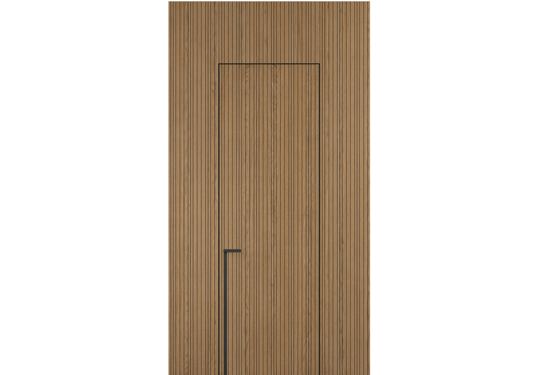 Панели для отделки стен Стеновая панель Фрезерованные Дуб миндальный матовый. Цвет Дуб миндальный матовый. Материал Шпон Naturwood. Коллекция Фрезерованные. Картинка.