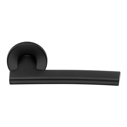 Ручки для межкомнатных дверей Ручка дверная Сан. Цвет Чёрный. Коллекция Сан. Фото. Ручки для дверей Ручка дверная Сан. Цвет Чёрный. Коллекция Сан. Картинка.