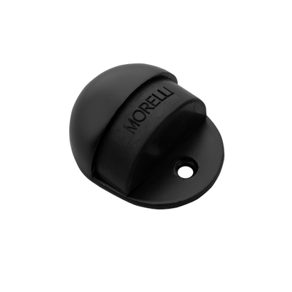 Фурнитура для дверей Ограничитель напольный полусферической формы. Цвет Чёрный. Коллекция Ограничитель напольный полусферической формы. Картинка.