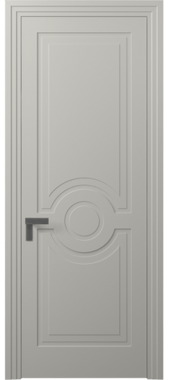 Дверь межкомнатная 8361 МТСР. Цвет Матовый тёплый серый. Материал Гладкая эмаль. Коллекция Rocca. Картинка.
