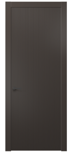Дверь межкомнатная АКП 8621 МАН. Цвет Матовый антрацит. Материал Гладкая эмаль. Коллекция Dune. Картинка.