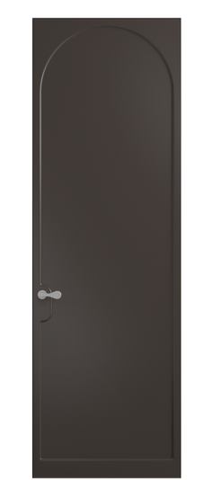 Дверь межкомнатная АКП 7503 МАН Матовый антрацит. Цвет Матовый антрацит. Материал Гладкая эмаль. Коллекция Софтформ. Картинка.