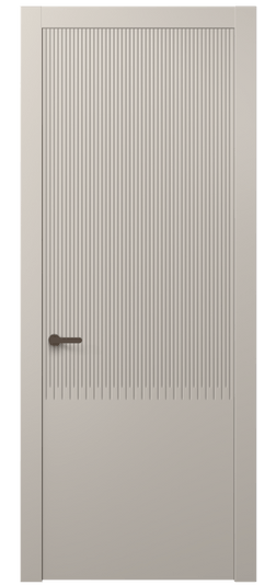Дверь межкомнатная АКП 8627 МСБЖ. Цвет Матовый светло-бежевый. Материал Гладкая эмаль. Коллекция Dune. Картинка.