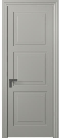 Дверь межкомнатная 8331 МНСР. Цвет Матовый нейтральный серый. Материал Гладкая эмаль. Коллекция Rocca. Картинка.
