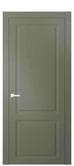 Дверь межкомнатная АКП 8002 МОТ Матовый оливковый тёмный. Цвет Матовый оливковый тёмный. Материал Гладкая эмаль. Коллекция Neo Classic. Картинка.
