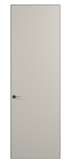 Дверь межкомнатная АКУ 0010 ПЭСС. Цвет ПЭТ светло-серый. Материал ПЭТ. Коллекция Planum Pro. Картинка.