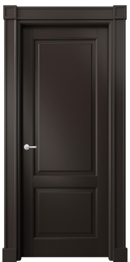 Дверь межкомнатная 6303 БАН. Цвет Бук антрацит. Материал Массив бука эмаль. Коллекция Toscana Plano. Картинка.