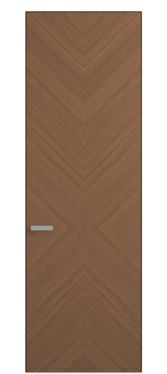 Дверь межкомнатная АКУ 0205 ДСРМР Дуб серый матовый. Цвет Дуб серый матовый рифт. Материал Радиальный шпон Naturwood. Коллекция Rift. Картинка.