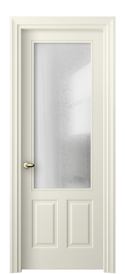 Дверь межкомнатная 8522 ММБ ЛЕД. Цвет Матовый молочно-белый. Материал Гладкая эмаль. Коллекция Esse. Картинка.