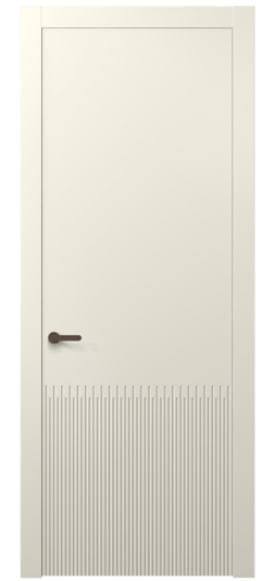 Дверь межкомнатная 8626 ММБ . Цвет Матовый молочно-белый. Материал Гладкая эмаль. Коллекция Dune. Картинка.