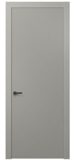 Дверь межкомнатная АКП 8628 МНСР. Цвет Матовый нейтральный серый. Материал Гладкая эмаль. Коллекция Dune. Картинка.
