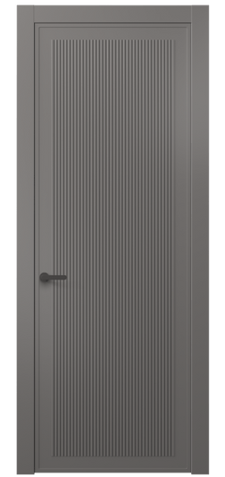 Дверь межкомнатная 8622 МКЛС . Цвет Матовый классический серый. Материал Гладкая эмаль. Коллекция Dune. Картинка.