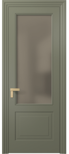 Межкомнатная дверь 8352 МОТ БР САТ. Цвет Матовый оливковый тёмный. Материал Гладкая эмаль. Коллекция Rocca. Фото. Дверь межкомнатная 8352 МОТ БР САТ. Цвет Матовый оливковый тёмный. Материал Гладкая эмаль. Коллекция Rocca. Картинка.
