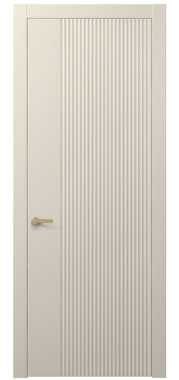 Дверь межкомнатная АКП 8643 МБСР. Цвет Матовый бежево-серый. Материал Гладкая эмаль. Коллекция Alba. Картинка.