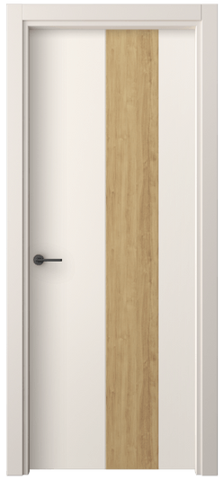 Дверь межкомнатная 4225 ПЭКБ. Цвет ПЭТ кремово-белый. Материал ПЭТ. Коллекция Freedom. Картинка.