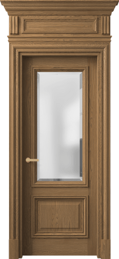 Дверь межкомнатная 7302 ДМС.М САТ-Ф. Цвет Дуб мускатный матовый. Материал Массив дуба матовый. Коллекция Antique. Картинка.