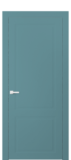 Дверь межкомнатная 8002 NCS S 3020-B10G. Цвет NCS NCS S 3020-B10G. Материал Гладкая эмаль. Коллекция Neo Classic. Картинка.