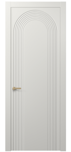 Дверь межкомнатная 8648 МСР. Цвет Матовый серый. Материал Гладкая эмаль. Коллекция Alba. Картинка.