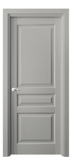 Дверь межкомнатная 0711 ДНСР. Цвет Дуб нейтральный серый. Материал Массив дуба эмаль. Коллекция Lignum. Картинка.