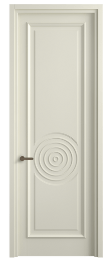 Дверь межкомнатная 6709 ММБ. Цвет Матовый молочно-белый. Материал Гладкая эмаль. Коллекция Шарм. Картинка.