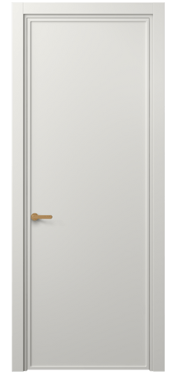 Дверь межкомнатная 8601 МСР . Цвет Матовый серый. Материал Гладкая эмаль. Коллекция Frame. Картинка.