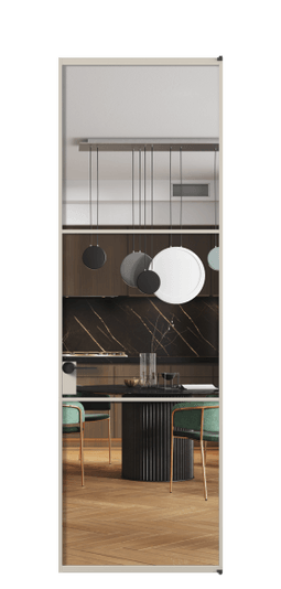 Межкомнатная дверь АЛПЛ040.03 Crystalvision АСБЖ. Цвет Алюминий светло-бежевый. Материал Алюминий в эмали. Коллекция Formato. Фото. Дверь межкомнатная АЛПЛ040.03 Crystalvision АСБЖ. Цвет Алюминий светло-бежевый. Материал Алюминий в эмали. Коллекция Formato. Картинка.