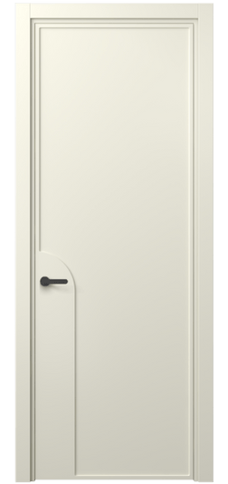 Дверь межкомнатная 8605 ММБ . Цвет Матовый молочно-белый. Материал Гладкая эмаль. Коллекция Frame. Картинка.