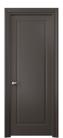 Дверь межкомнатная 8501 МАН. Цвет Матовый антрацит. Материал Гладкая эмаль. Коллекция Эссе. Картинка.
