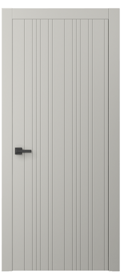Дверь межкомнатная АКП 8051 МТСР. Цвет Матовый тёплый серый. Материал Гладкая эмаль. Коллекция Linea. Картинка.