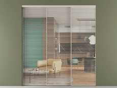 Перегородка Formato внутри проёма телескопик синхро 2