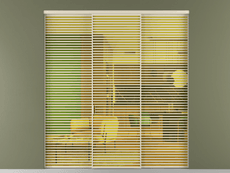 Перегородка Formato внутри проёма трёхстворчатая