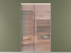 Перегородка Formato внутри проёма двустворчатая