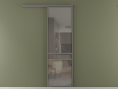 Перегородка Формато вдоль стены 1 створка