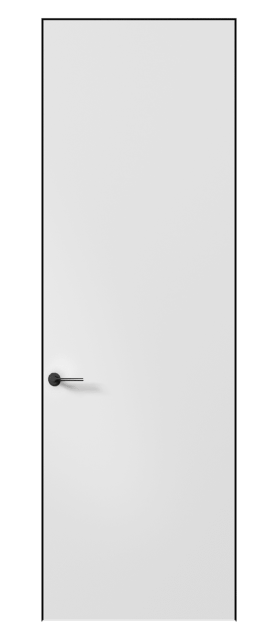 Дверь межкомнатная 0010 АКП МБЛ. Цвет Матовый белоснежный. Материал Гладкая эмаль. Коллекция Planum Pro. Картинка.