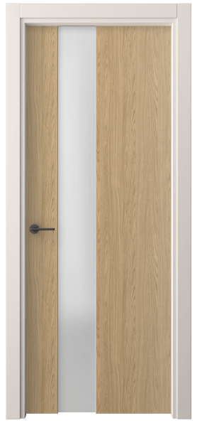 Дверь межкомнатная 4224 ЖМД САТ. Цвет Жемчужный дуб. Материал Ламинатин. Коллекция Freedom. Картинка.