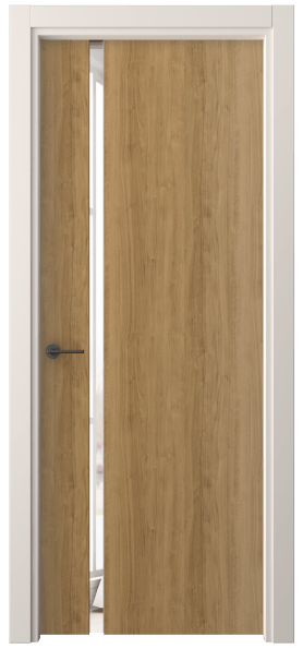 Дверь межкомнатная 4222 ГОР ДВ ЗЕР. Цвет Грецкий орех. Материал Ламинатин. Коллекция Freedom. Картинка.