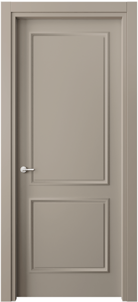 Дверь межкомнатная 8121 МБСК. Цвет Матовый бисквитный. Материал Гладкая эмаль. Коллекция Paris. Картинка.