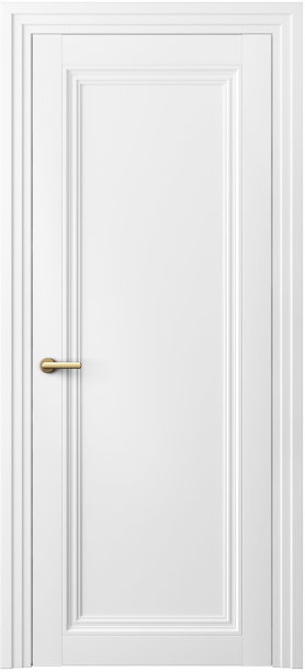 Дверь межкомнатная 2501 БШ. Цвет Белый шёлк. Материал Ciplex ламинатин. Коллекция Centro. Картинка.